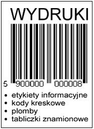 Etykiety z kodami kreskowymi