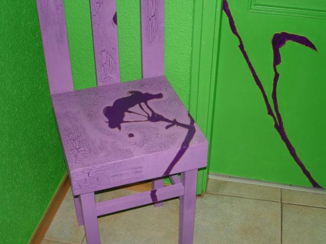 krzesło z koprem