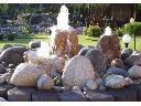 ogrodowa fontanna z kamienia 