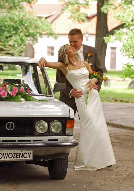 samochód ślubny