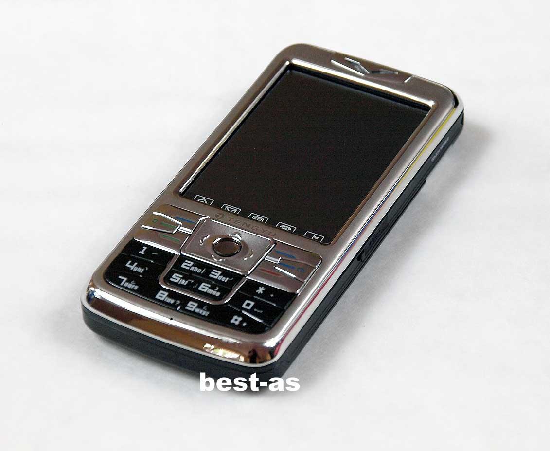 Telefon T808 czarno-srebrny