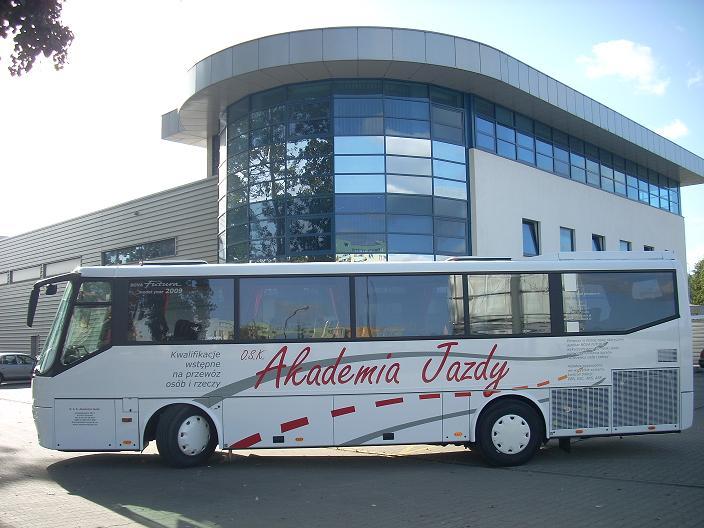 fabrycznie nowy autobus BOVA przeznaczony do kursów Kwalifikacji Wstępnej