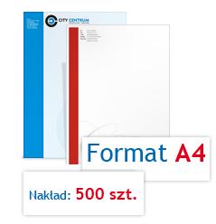 Papier firmowy A4 - 500 szt. - full kolor CMYK 4-0