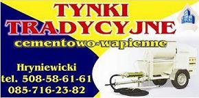 Tynki tradycyjne cement+wapno+piasek KOM., Białystok, podlaskie