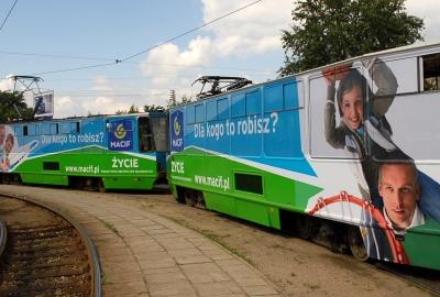 Kampanie reklamowe na Tramwajach i Autobusach 