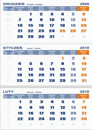Kalendaria do Trójdzielnych, Jednodzielnych, Inne, Łódź, łódzkie