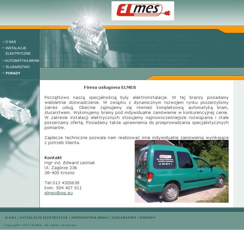 Firma usługowa ELMES - instalacje elektryczne, Krosno, podkarpackie