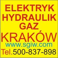 Hydraulik + Gaz - Elektryk Kraków, małopolskie