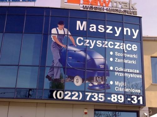 Reklamy na witrynach, Kraków, małopolskie