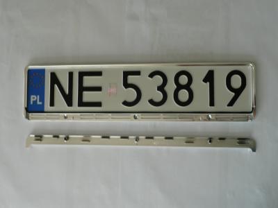 Ramka do tablicy rejestracyjnej chrom , Elblag, warmińsko-mazurskie