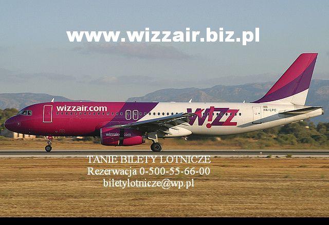 Bilety lotnicze WIZZAIR-rezerwacja - 500 55 66 00-, Chorzów, śląskie