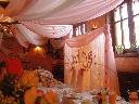 Dekoracja sali weselnej "u Babuni" w Jaworznie DEKOR-PLAST