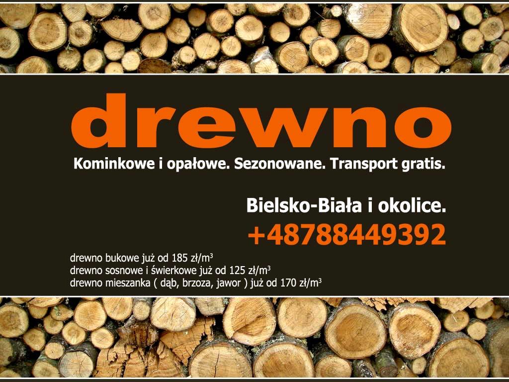 Drewno kominkowe i opałowe. Bielsko-Biała., śląskie