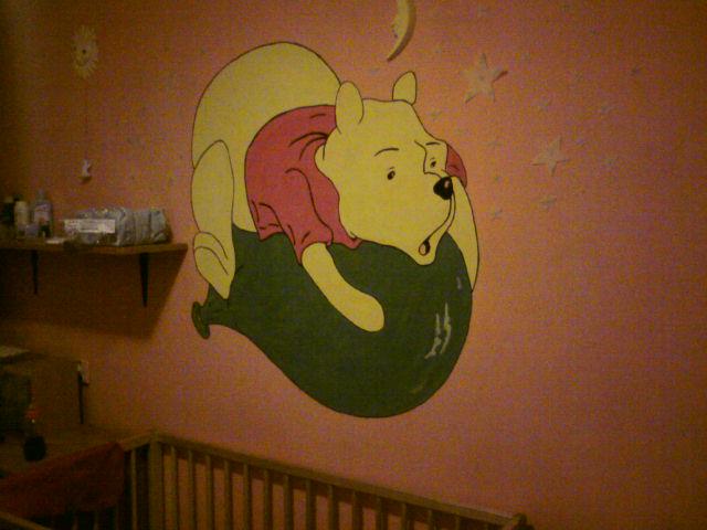 malrstwo artystyczne na ścianach np pokój dziecinny