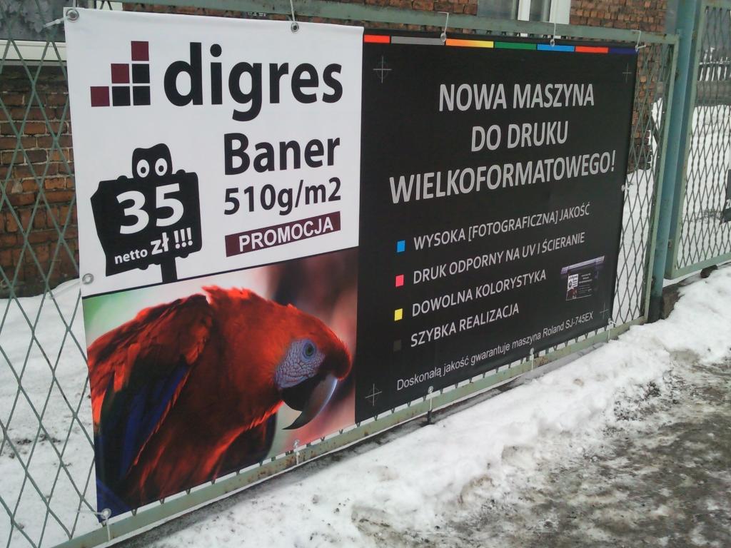 Digres - drukarnia - BANERY 35zł / m2! , Katowice, śląskie