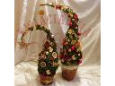 Choinki z żywej choinki, dekoracje świąteczne