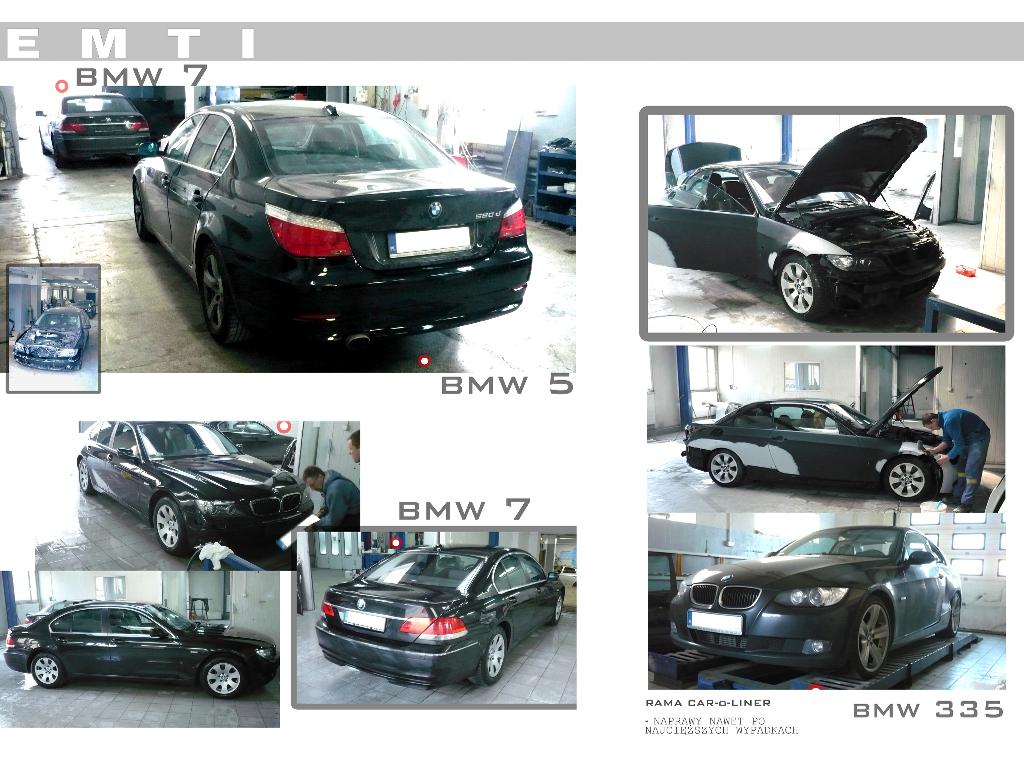BMW technologiczne naprawy