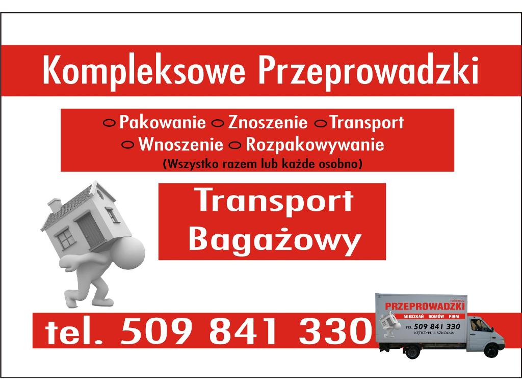 Przeprowadzka Kętrzyn , Transport Bagażowy , warmińsko-mazurskie