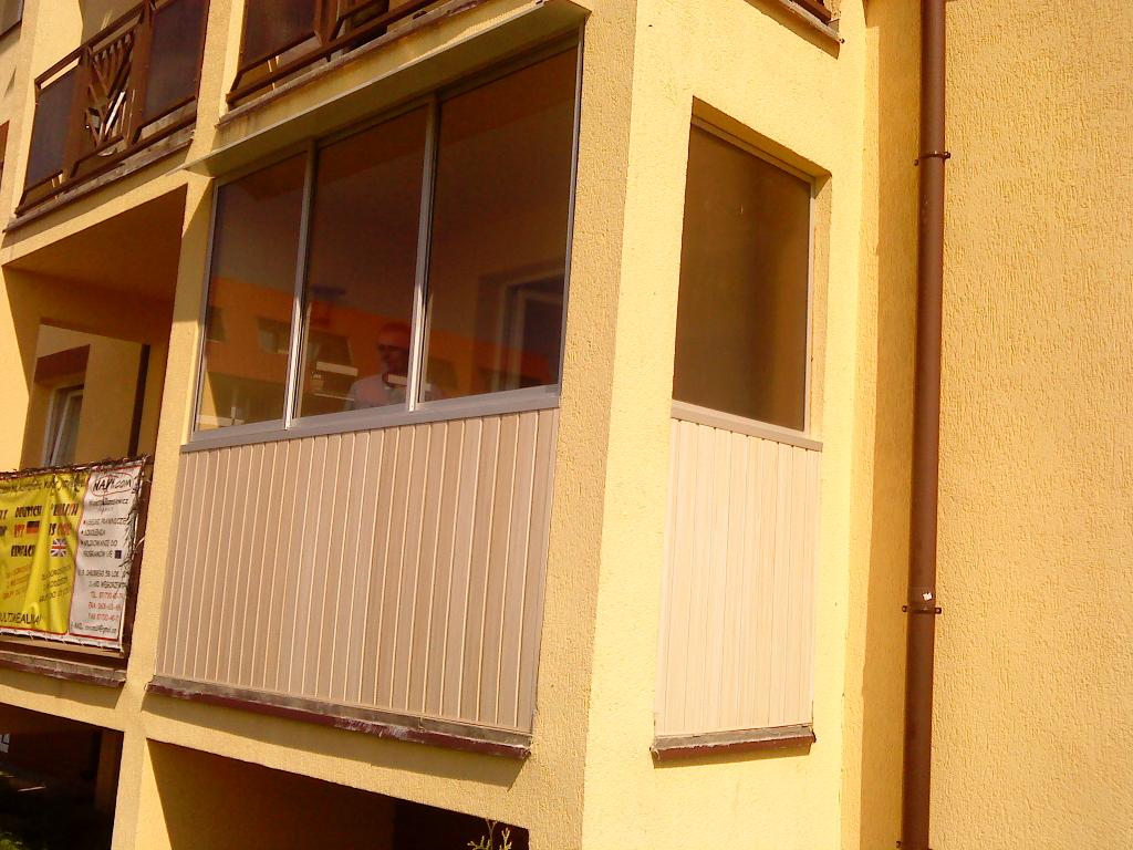 Zabudowy balkonów w systemie szwedzkim, Białystok, podlaskie