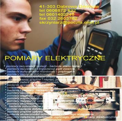 Pomiary elektryczne ELEKTRYK - Katowice Dąbrowa S, Dąbrowa Górnicza, śląskie