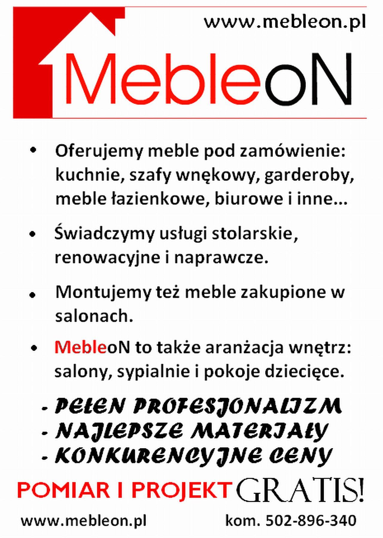 Mebleon- meble na zamówienie, Olsztyn, warmińsko-mazurskie