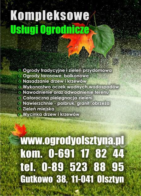 Ogrody Olsztyn www.ogrodyolsztyna.pl aranżacja , warmińsko-mazurskie
