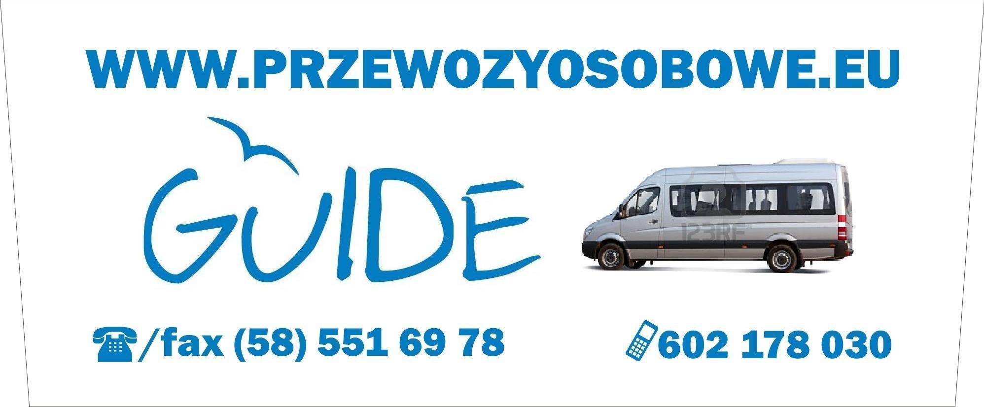 GUIDE BUS - MERCEDESY -  przewoz osob, Sopot Gdansk Gdynia, pomorskie