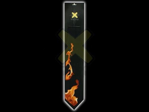 Krawat z nadrukiem - Ogień