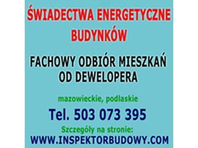 Świadectwa Energetyczne  Sulejówek,Kałuszyn, Mińsk Mazowiecki, mazowieckie