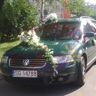 AUTO do ślubu, dekoracja z kwiatów żywych :), Gliwice, śląskie