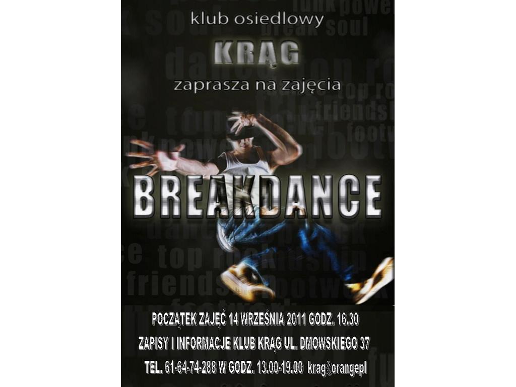 KURS TANCA BREAK DANCE, Poznań, wielkopolskie