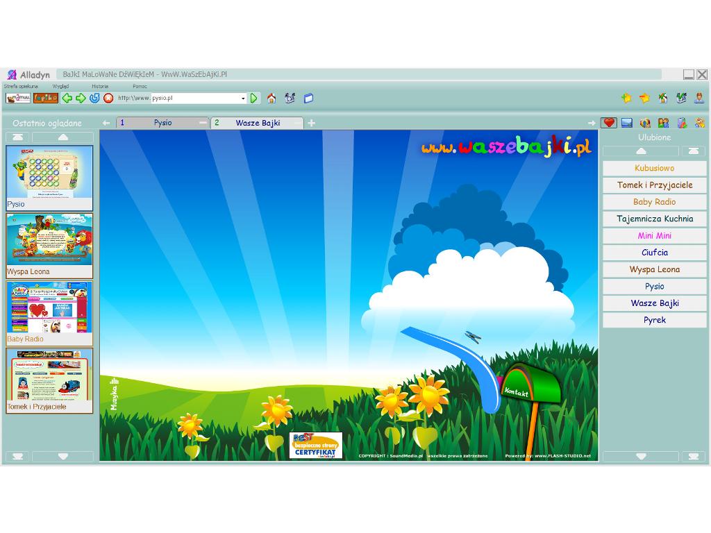 Alladyn - bezpieczna przeglądarka internetowa dla dzieci