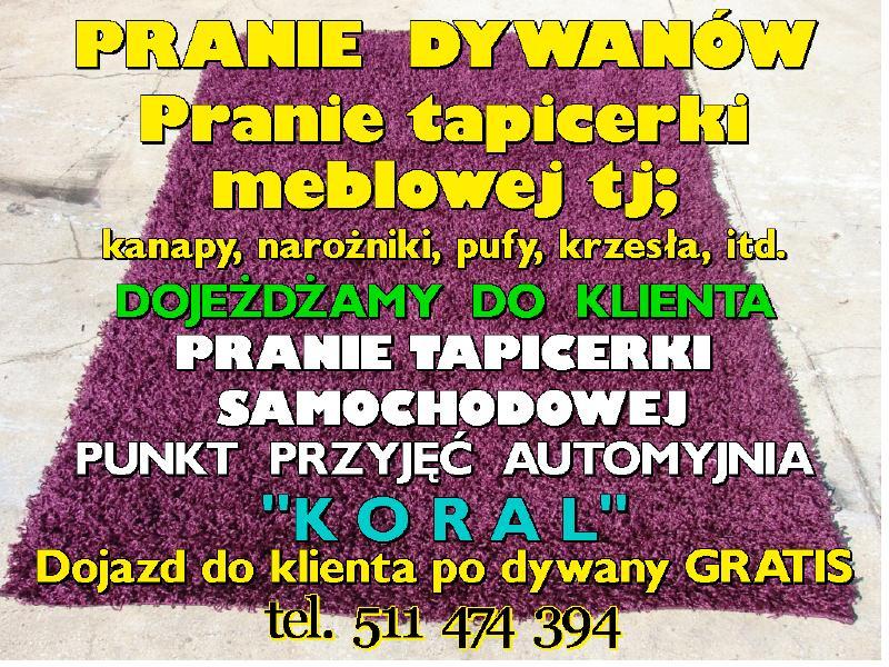 Pranie dywanów, pranie tapicerek Choszczno, zachodniopomorskie