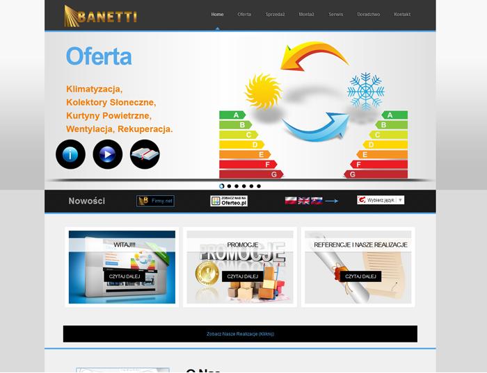 http://www.banetti.pl/  Strona dla firmy BANETTI 