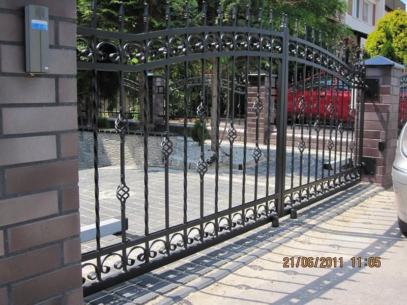 Balustrada, brama przesuwna, schody stalowe, ogrodzenie, furtka, Nakło nad Notecią, kujawsko-pomorskie