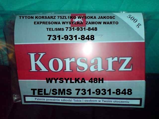 Tyton korsarz 75zl kg, Warszawa, łódzkie