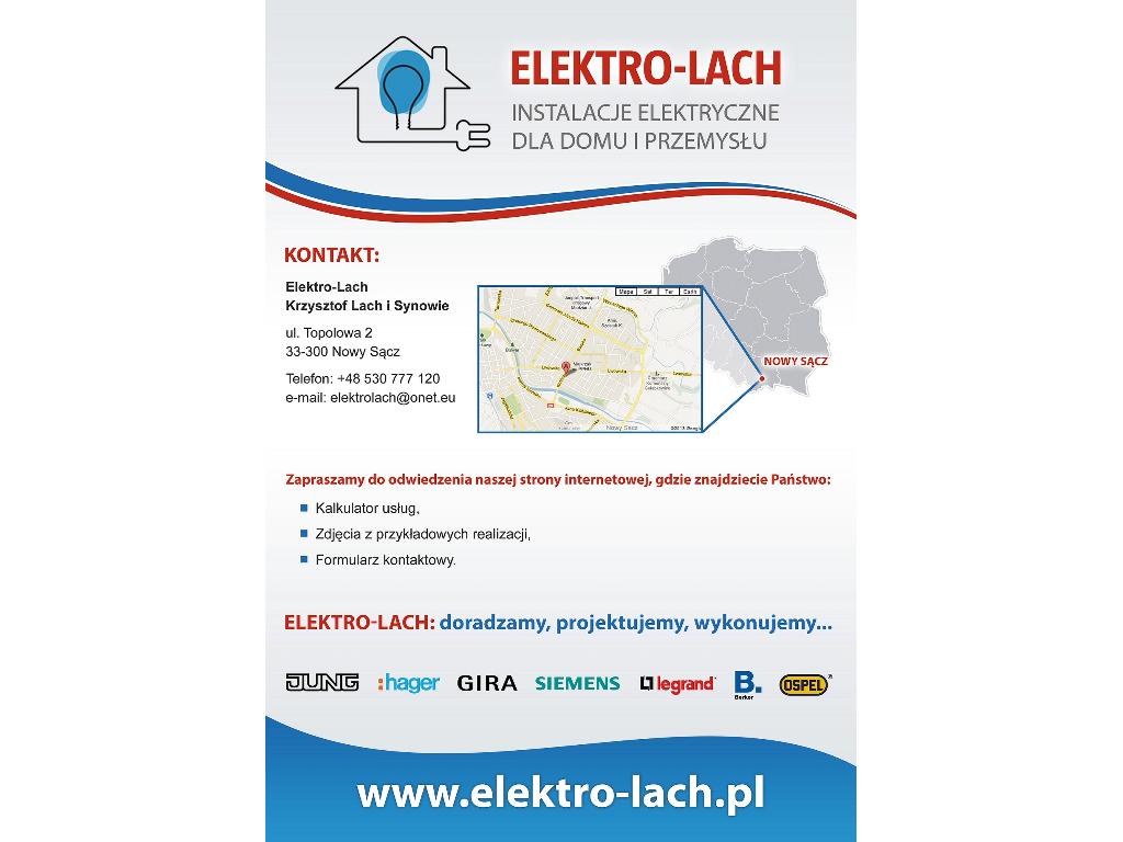 Elektro-Lach Folder Ofertowy 4/4 "Kontakt"