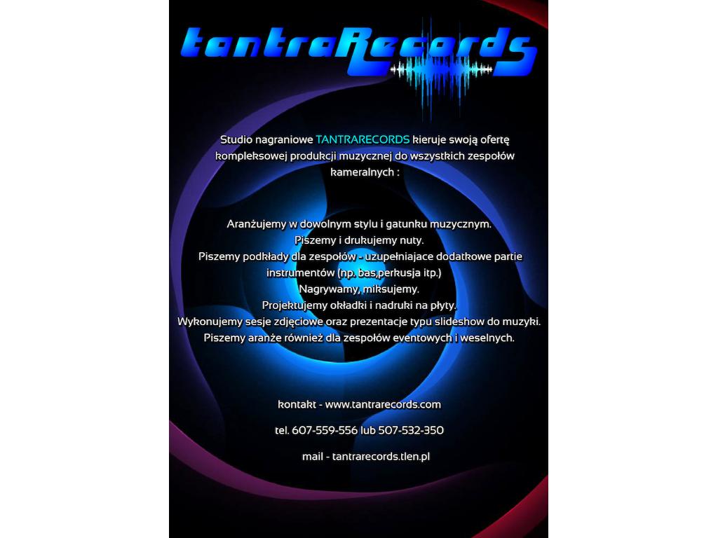 Tantrarecords - Projektowe STUDIO - produkcje demo i pro. Nagrywamy, Olsztyn, warmińsko-mazurskie