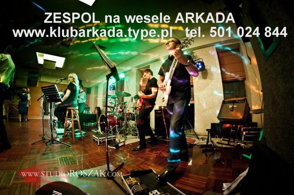 Tani zespół na wesele ARKADA z perkusją i gitarami, OSTRÓW WLKP, wielkopolskie