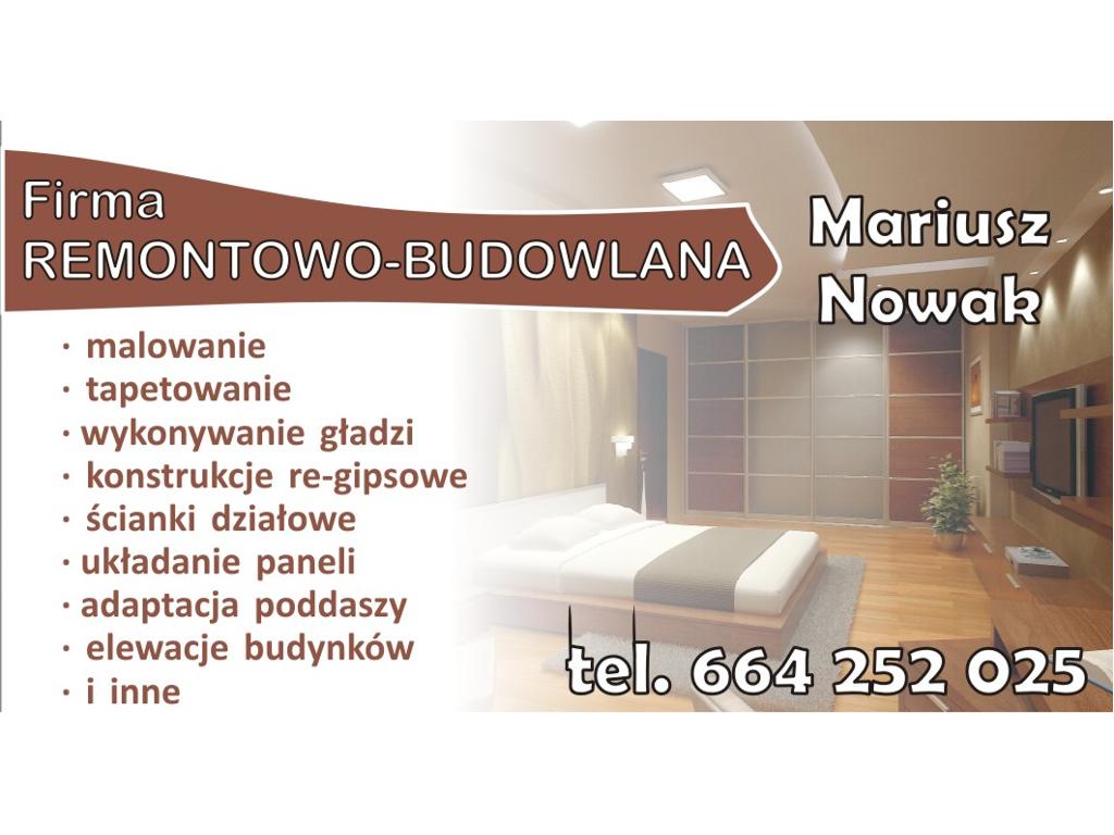 Firma remontowo-budowlana, Kraków, Limanowa, małopolskie