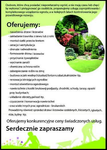 Kompleksowe usługi ogrodnicze - atrakcyjne ceny, solidne wykonanie, Kruszewo-Wypychy, podlaskie