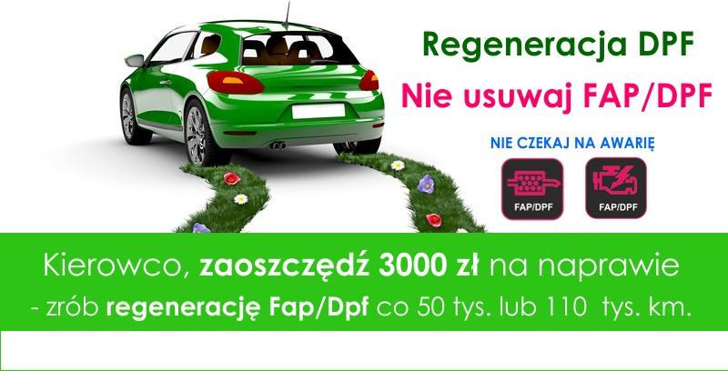 Innowacyjna regeneracja filtra DPF/FAP, Krzywiń, wielkopolskie