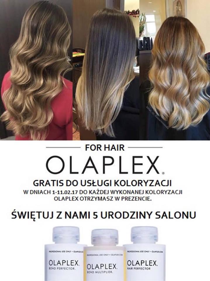 Olaplex w prezencie na 5 urodziny salonu For Hair, Warszawa,Ochota, mazowieckie