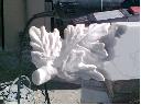 Rzeźba w marmurze - liść