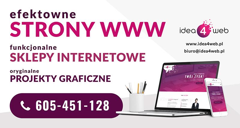 Projektowanie stron internetowych - idea4web.pl, Ulanów, podkarpackie
