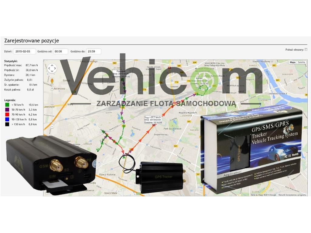 Monitoring lokalizacja pojazdów 