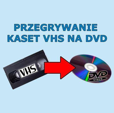 Przegrywanie kaset video na DVD lub pliki, Kraków, małopolskie