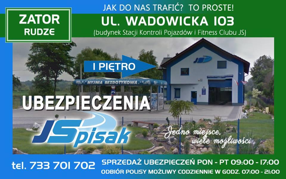 Ubezpieczenia Jarosław Spisak, ZATOR - Rudze, małopolskie