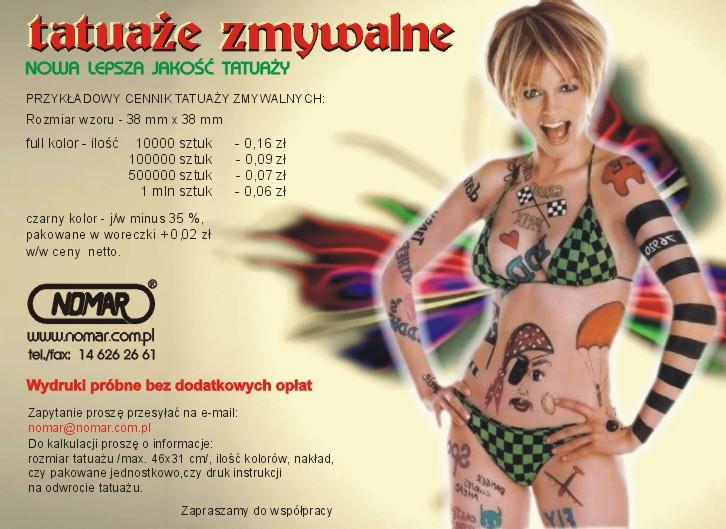 Tatuaże Zmywalne - PRODUCENT, Tarnów, małopolskie