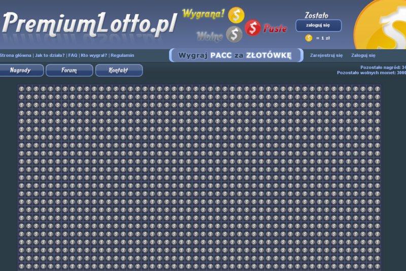 Witryna PremiumLotto.pl